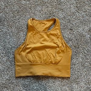Lululemon Ebb to Train Bra Gold Size 8